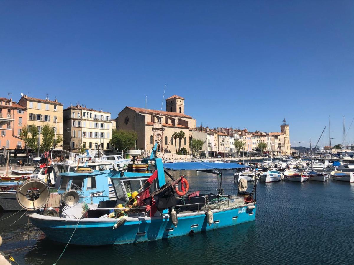 Bel appartement vue imprenable parking privé gratuit La Ciotat Exterior foto