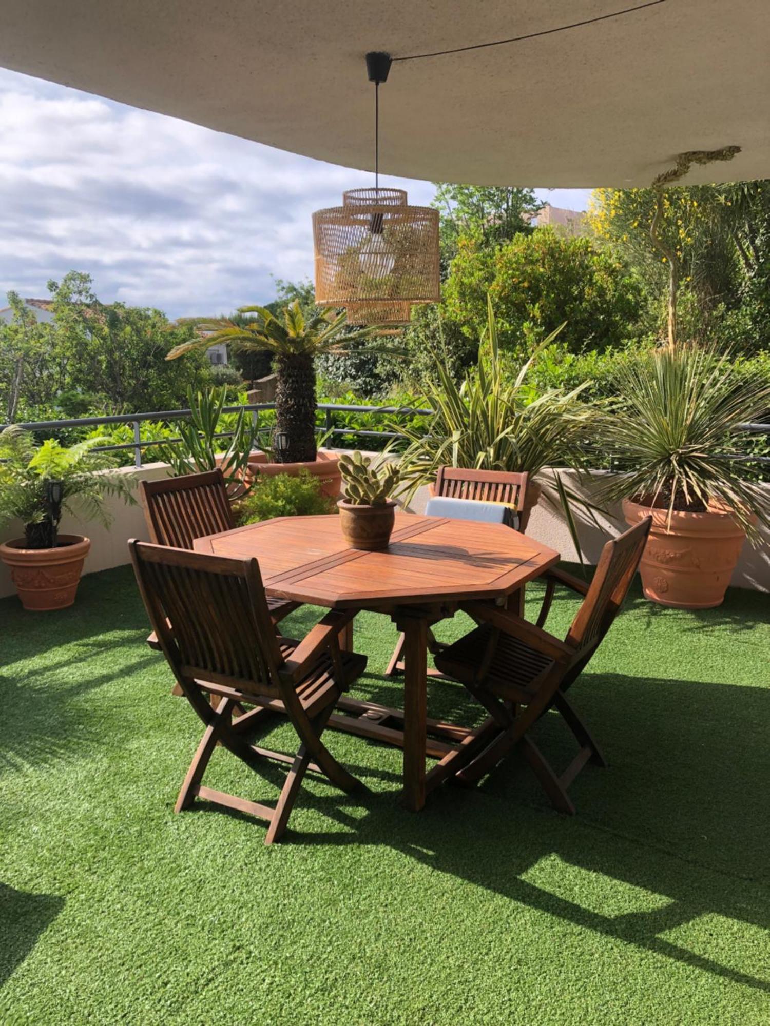 Bel appartement vue imprenable parking privé gratuit La Ciotat Exterior foto