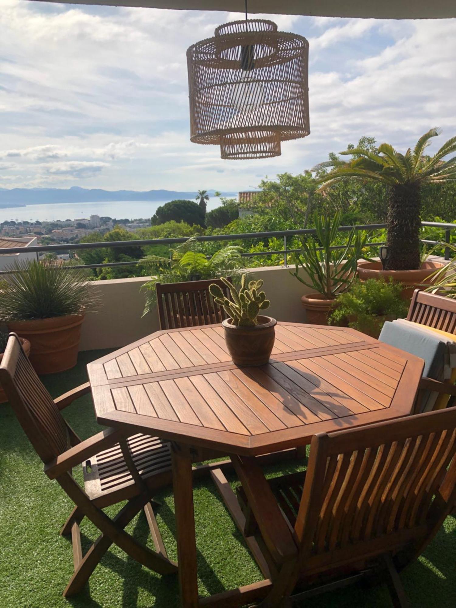 Bel appartement vue imprenable parking privé gratuit La Ciotat Exterior foto